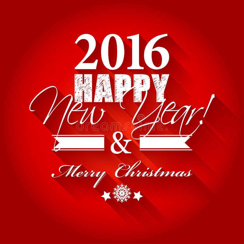 Carte ou fond de 2016 bonnes années et Noël de carte de Joyeux illustration stock Carte ou fond de 2016 bonnes années et Noël de carte de Joyeux illustration stock