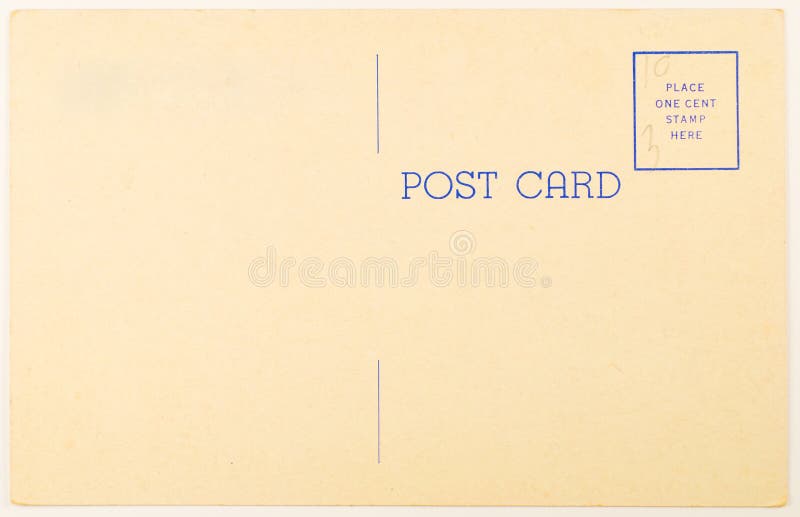 Carte postale blanc de cru images stock Carte postale blanc de cru images stock