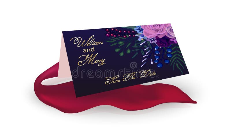 Carte sur un fond blanc, ruban rouge Vue avec les roses, fleurs pour l'anniversaire, mariage, le jour de valentine Illustration d illustration stock Carte sur un fond blanc, ruban rouge Vue avec les roses, fleurs pour l'anniversaire, mariage, le jour de valentine Illustration d illustration stock