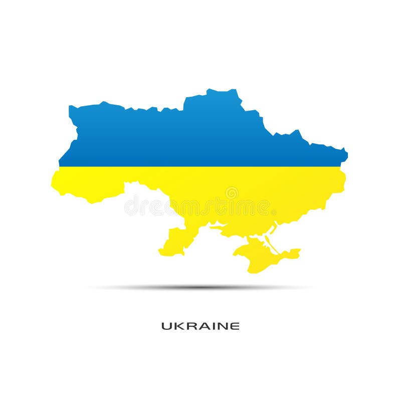 Carte Ukraine illustration stock Carte Ukraine illustration stock