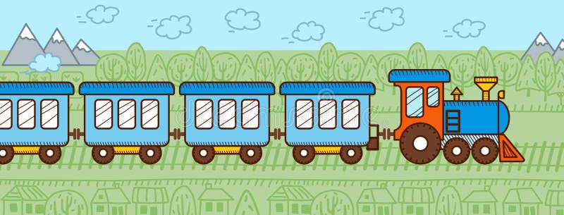 Dibujo Del Tren Azul, Ilustración, Vector Ilustración del Vector - Ilustración de historieta, lineal: 160174986 Dibujo Del Tren Azul, Ilustración, Vector Ilustración del Vector - Ilustración de historieta, lineal: 160174986