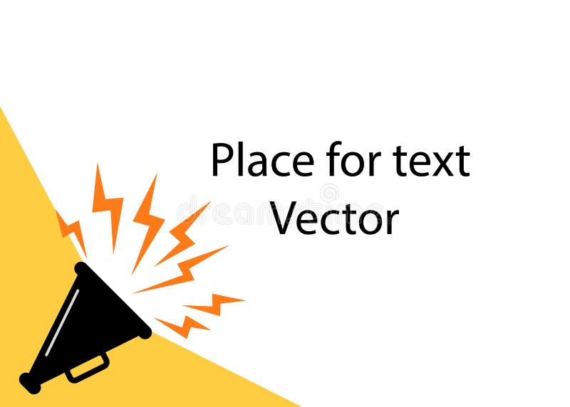 Cartel del altavoz para hacer publicidad de anuncios, con el espacio para el texto El concepto de atraer la atención, noticias Il ilustración del vector Cartel del altavoz para hacer publicidad de anuncios, con el espacio para el texto El concepto de atraer la atención, noticias Il ilustración del vector