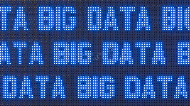 Cartelera de anuncios de mensajes de texto para big data