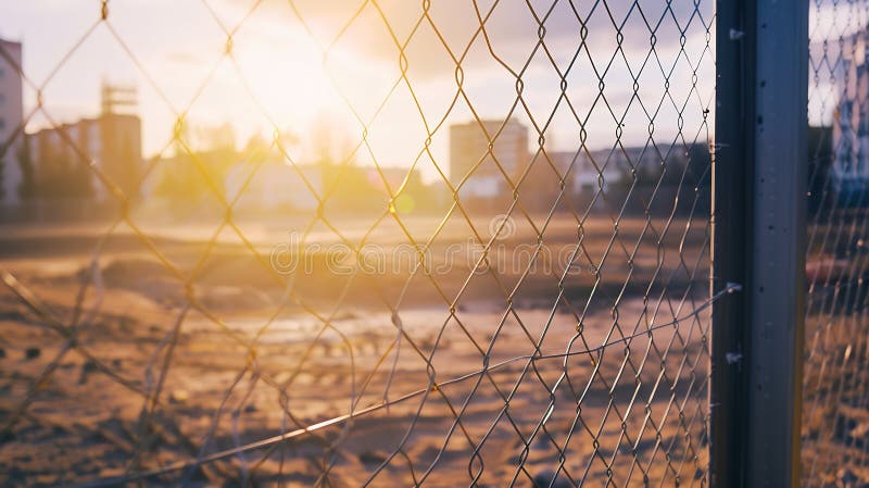 Generative AI : Advertising banner mockup on a fence of the construction site business concept. Generative AI : Advertising banner mockup on a fence of the construction site business concept.