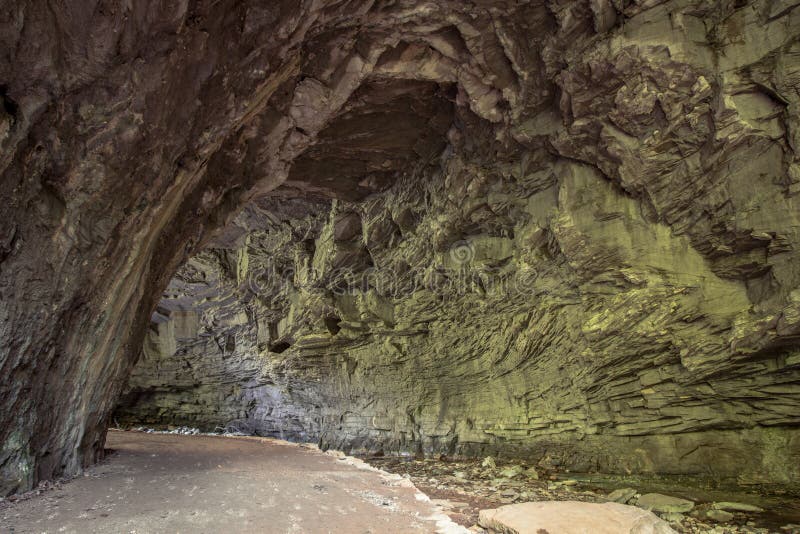 Kentucky's Natural Bridge in Carter Caves State Park is the only stone arch in the state with a paved road that travels over the top. Carter Caves is one of the most popular state park in Kentucky.