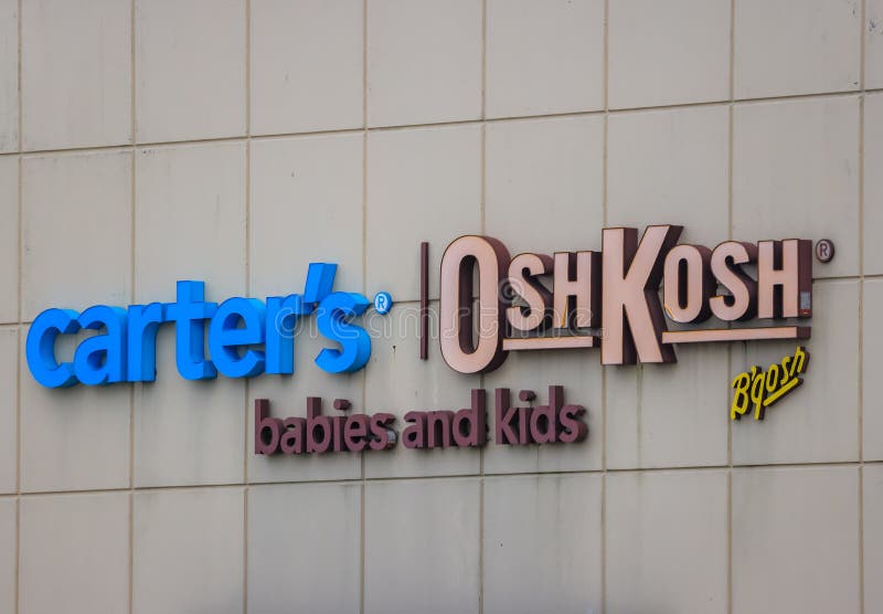 Carters OSH KOSH Storefront. Carters OSH KOSH is a Baby, Kids and Toddlers  Clothing Store Editorial Photo - Image of company, biocoiff: 250644951