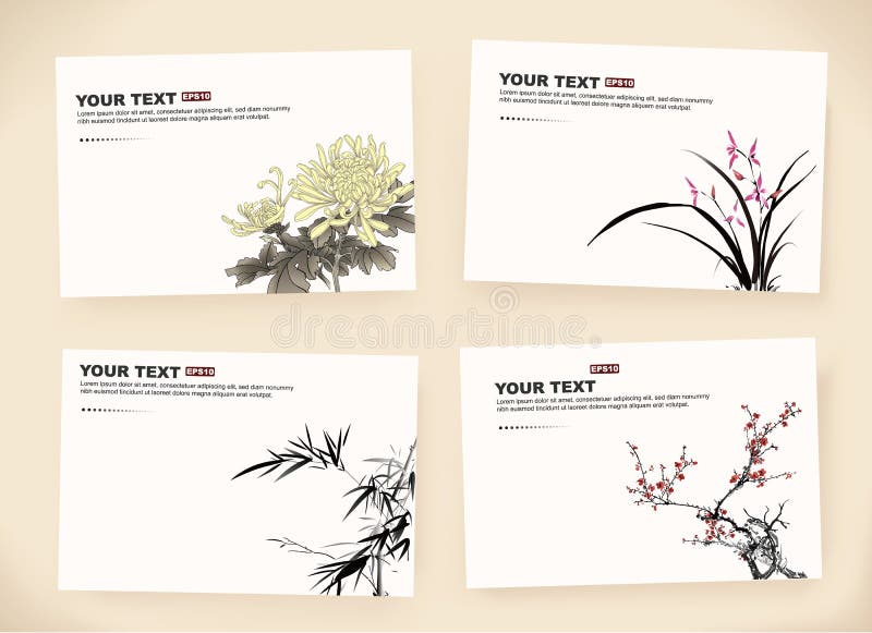 Cartes-cadeaux illustration libre de droits Cartes-cadeaux illustration libre de droits