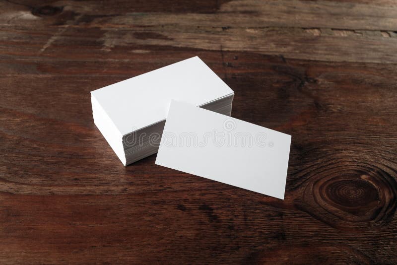 Cartes de visite professionnelle vierges de visite photographie stock libre de droits Cartes de visite professionnelle vierges de visite photographie stock libre de droits