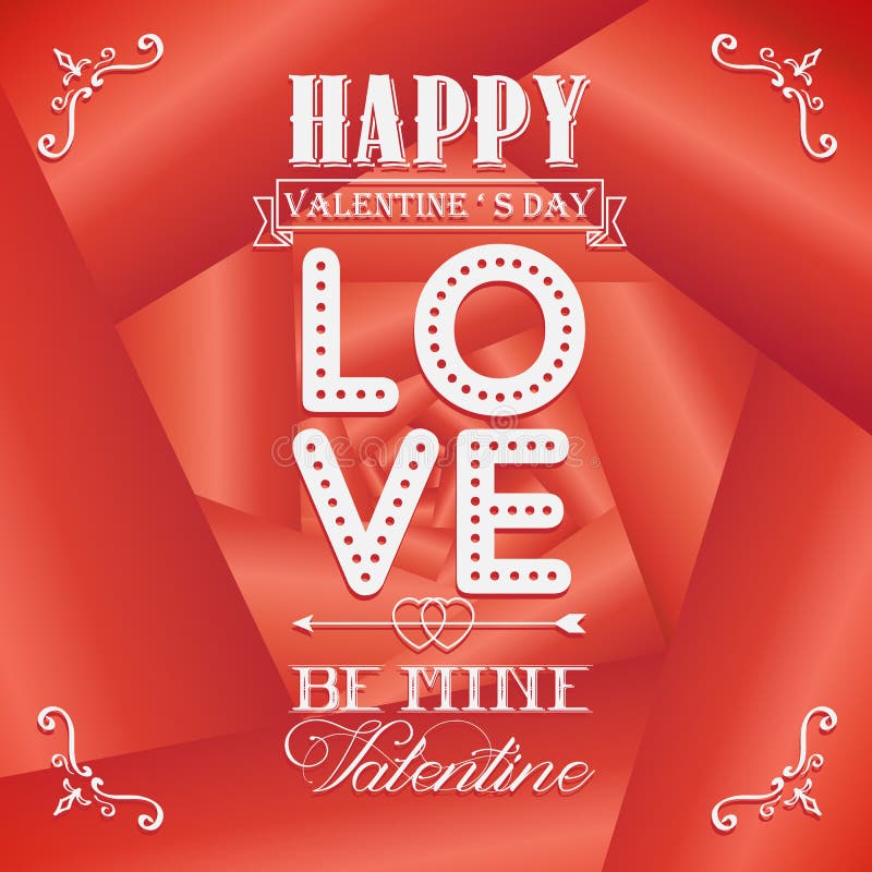Cartes heureuses de jour de valentines sur le fond rose illustration libre de droits Cartes heureuses de jour de valentines sur le fond rose illustration libre de droits