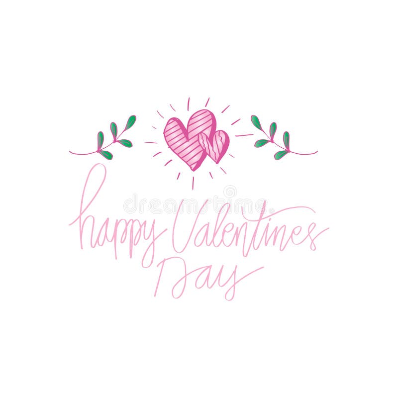 Cartes heureuses de jour de Valentines illustration libre de droits Cartes heureuses de jour de Valentines illustration libre de droits