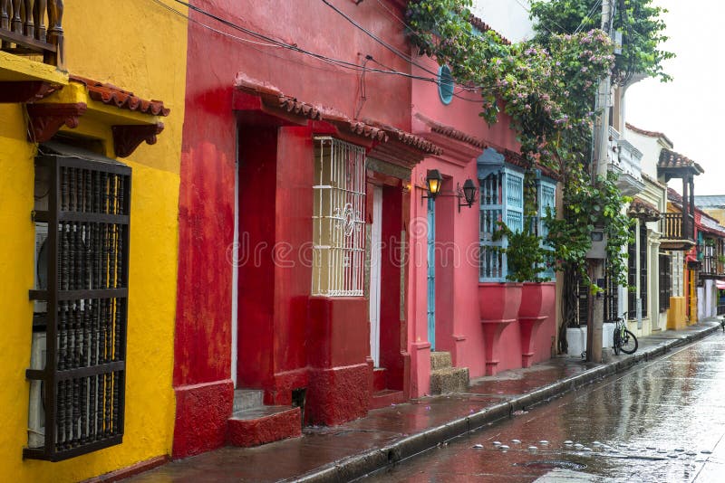 Carthagène Colombie, vieille ville, voyage image stock Carthagène Colombie, vieille ville, voyage image stock