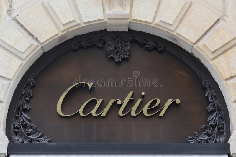 Cartier shop and facade editorial 