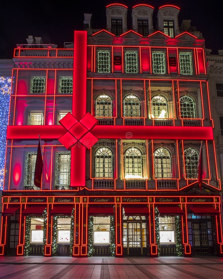 Cartier store at Christmas, London