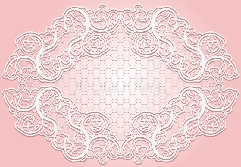 Cartolina d'auguri alla moda o dell'invito Blocco per grafici elegante del merletto royalty illustrazione gratis Cartolina d'auguri alla moda o dell'invito Blocco per grafici elegante del merletto royalty illustrazione gratis