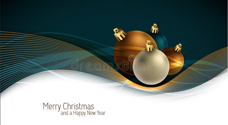 Cartolina d'auguri di natale con i globi variopinti royalty illustrazione gratis Cartolina d'auguri di natale con i globi variopinti royalty illustrazione gratis