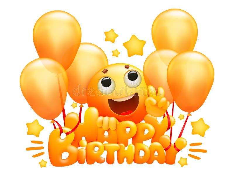 Emoticon Di Compleanno Illustrazioni Vettoriali E Clipart Stock 7 9 Illustrazioni Stock