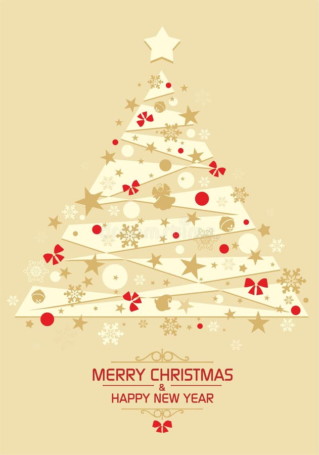 Cartolina di Natale 4 illustrazione di stock