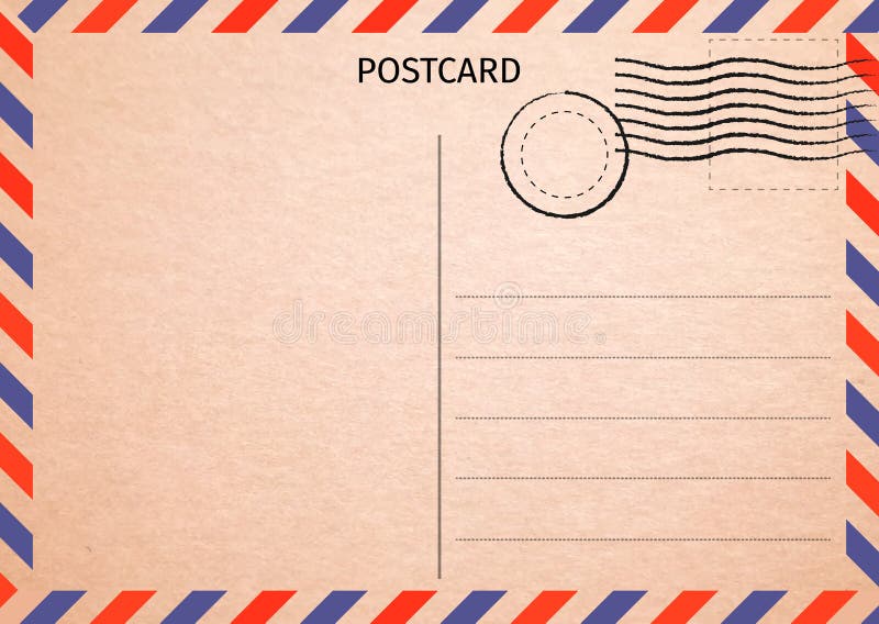 cartolina Posta aerea Illustrazione della carta postale per la vostra progettazione TR illustrazione vettoriale cartolina Posta aerea Illustrazione della carta postale per la vostra progettazione TR illustrazione vettoriale