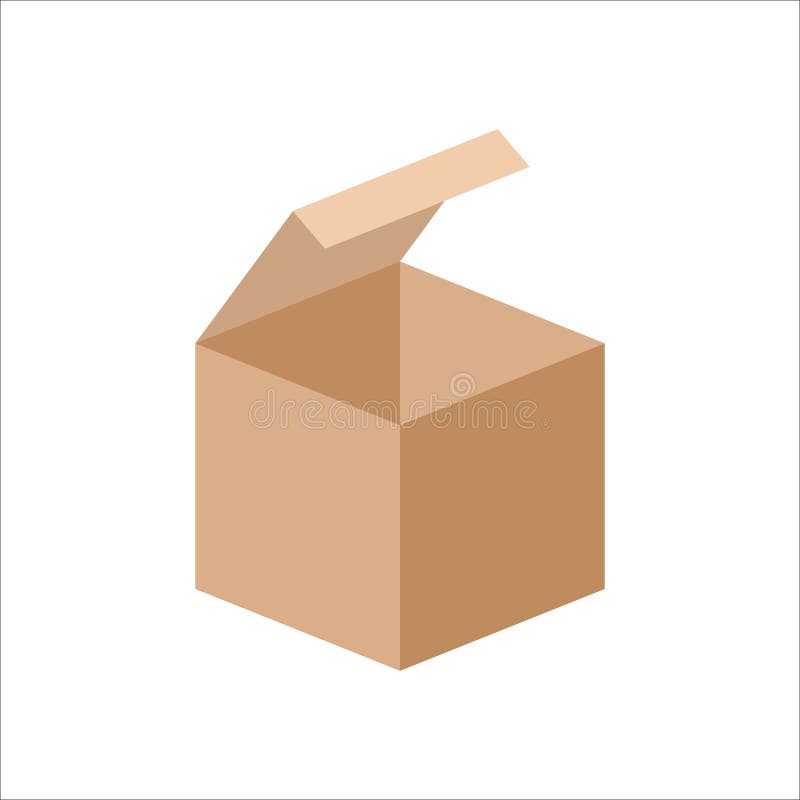 Carton Box Icon , Vector and Illustration Stock Vector Illustration