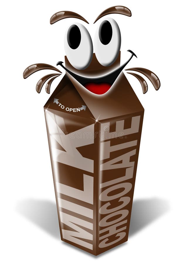 Carton Cartoon Chocolate Milk Stock Illustrations – 171 Carton Cartoon  Chocolate Milk Stock Illustrations, Vectors & Clipart - Dreamstime