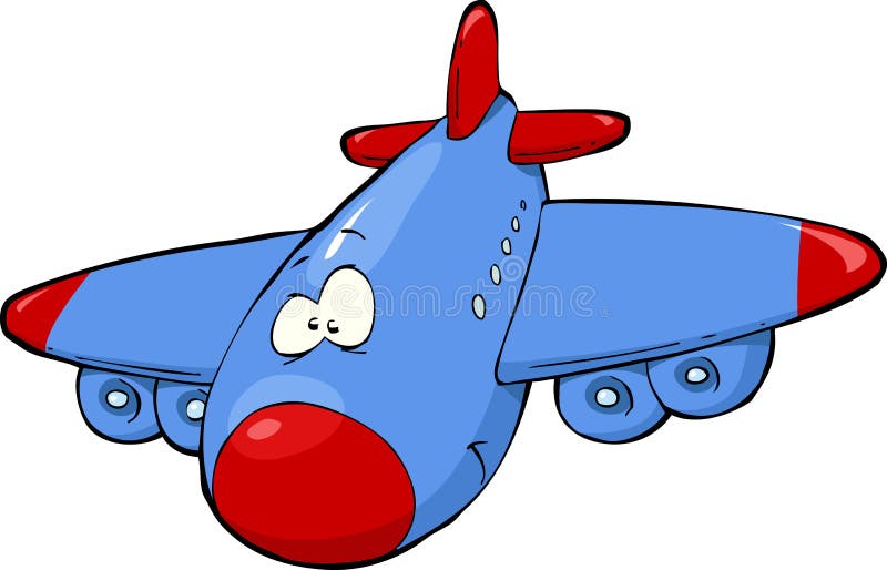 Download Cartoon airplane stock vector. Illustration of journey - 27447242