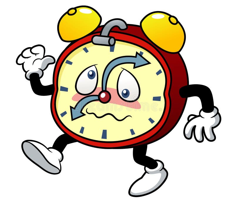 Cartoon alarm clock stock vector. Illustration of hour ...