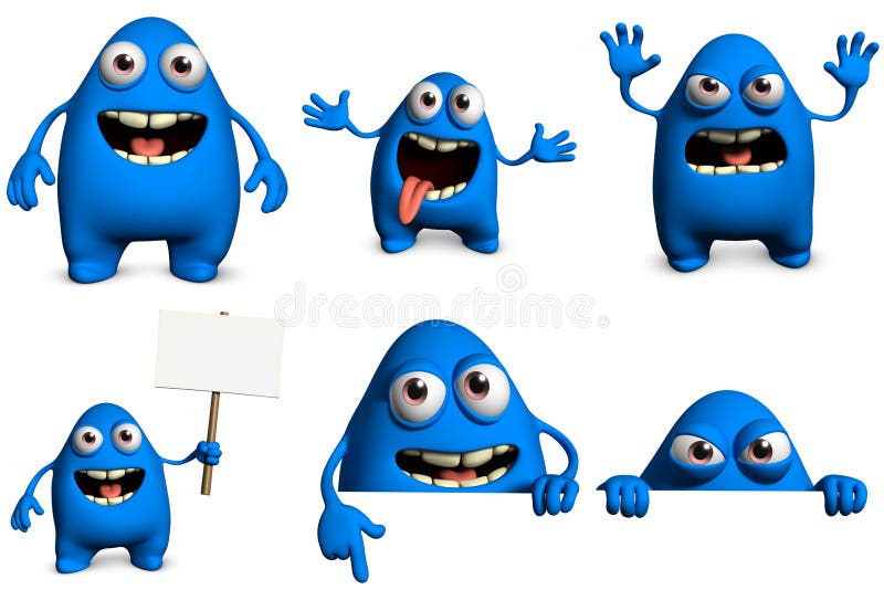 Cartoon alien royalty free illustration