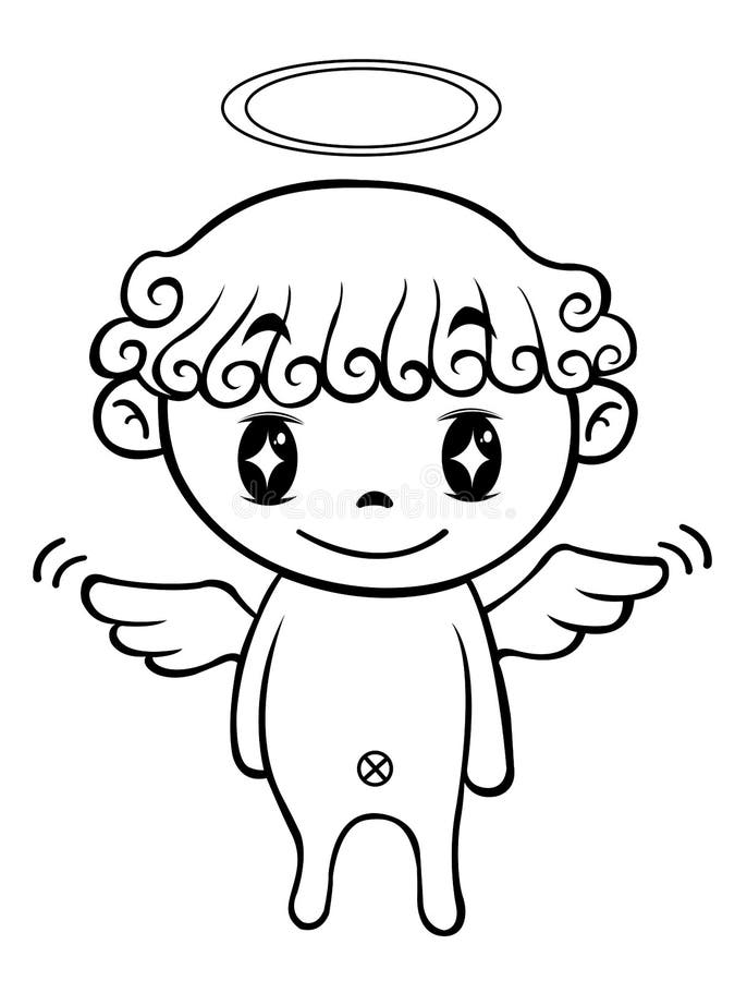 Cartoon angel