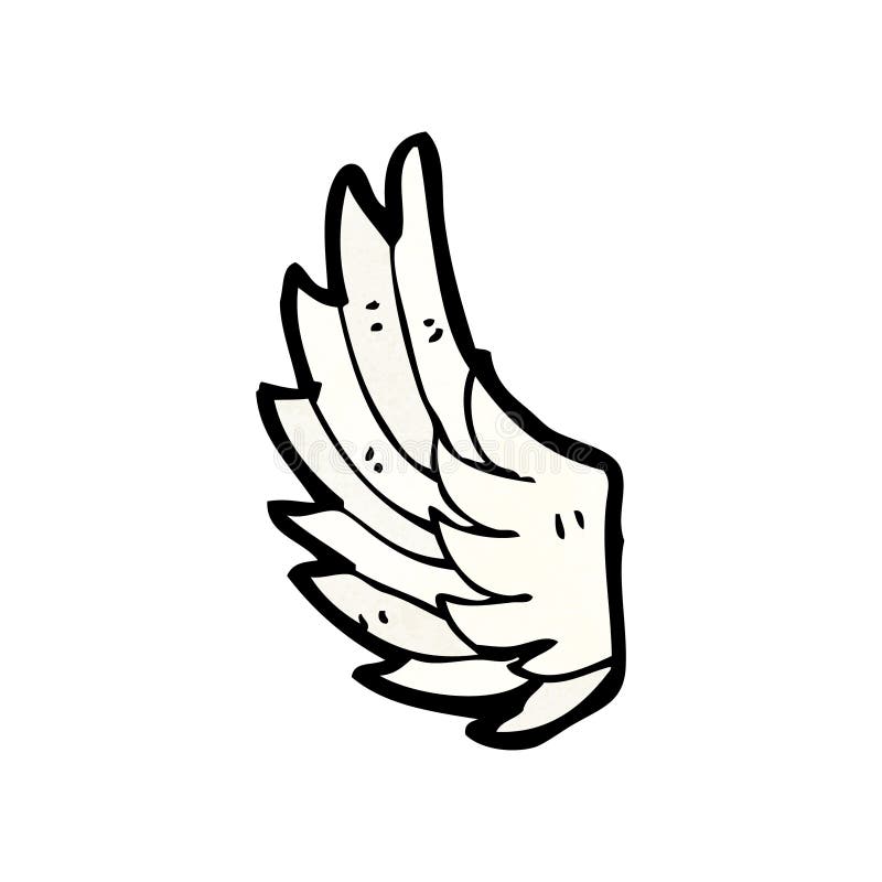 cartoon angel wing
