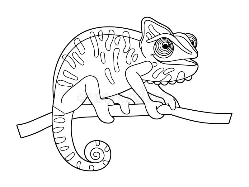 I for Iguana Coloring Page stock illustration. Illustration of coloring ...