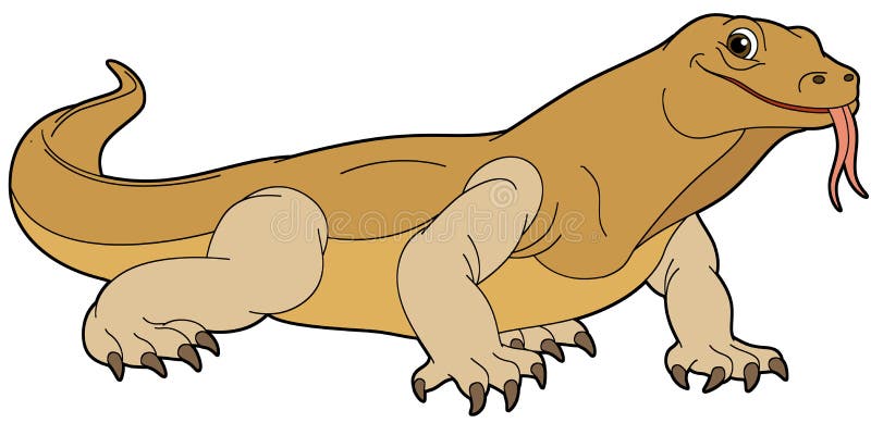 Cartoon Animal - Kiwi - Flat Coloring Style - Illustration for the