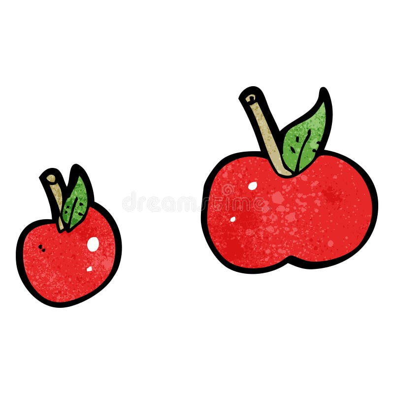 cartoon apples