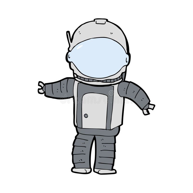 cartoon astronaut