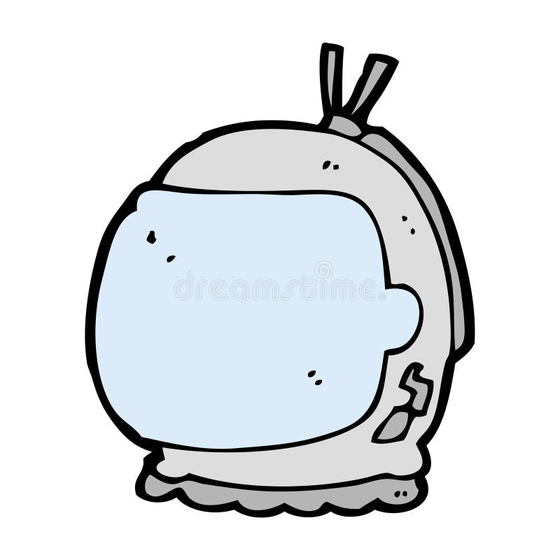 Cartoon astronaut helmet stock vector. Illustration of cartoon - 37013996