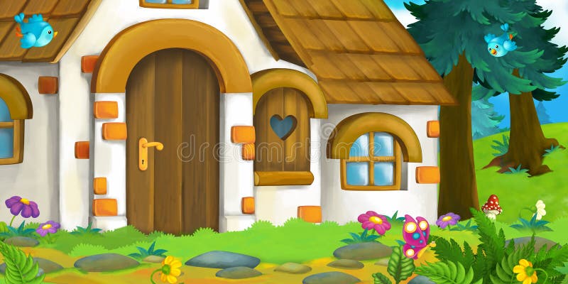 Cozy Home Living Room Interior Background Scene With Window With Winter Landscape In Cartoon Flat Style Stock Illustration Download Image Now iStock