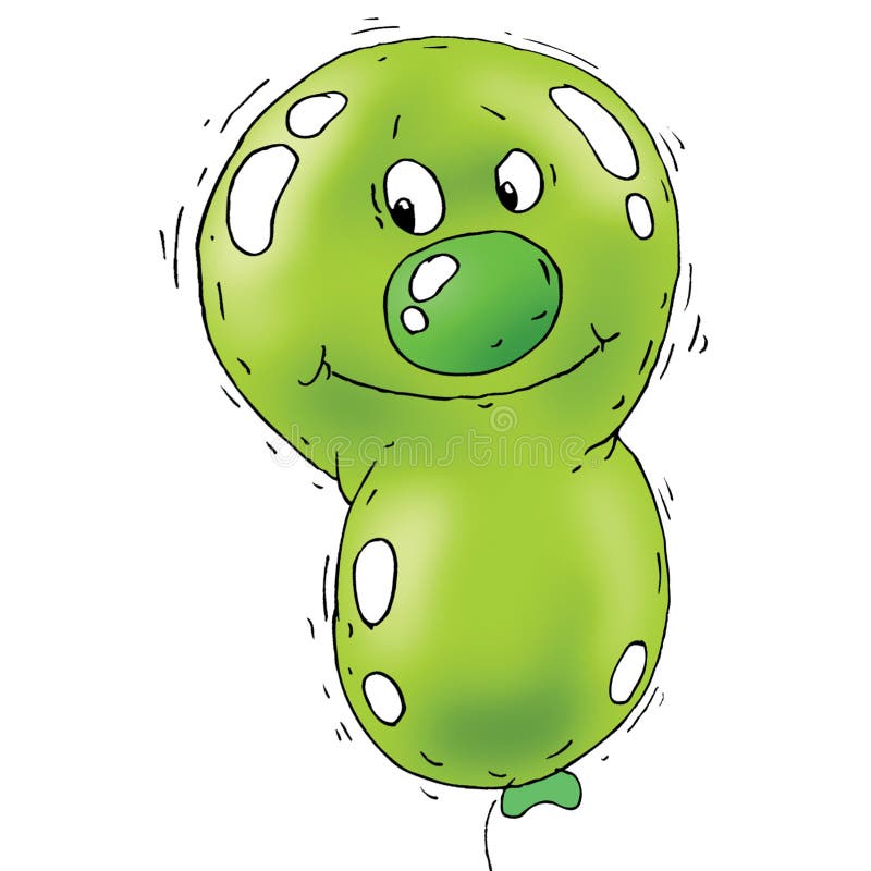 Cartoon Balloon Faces stock illustration. Illustration of silly 45604912