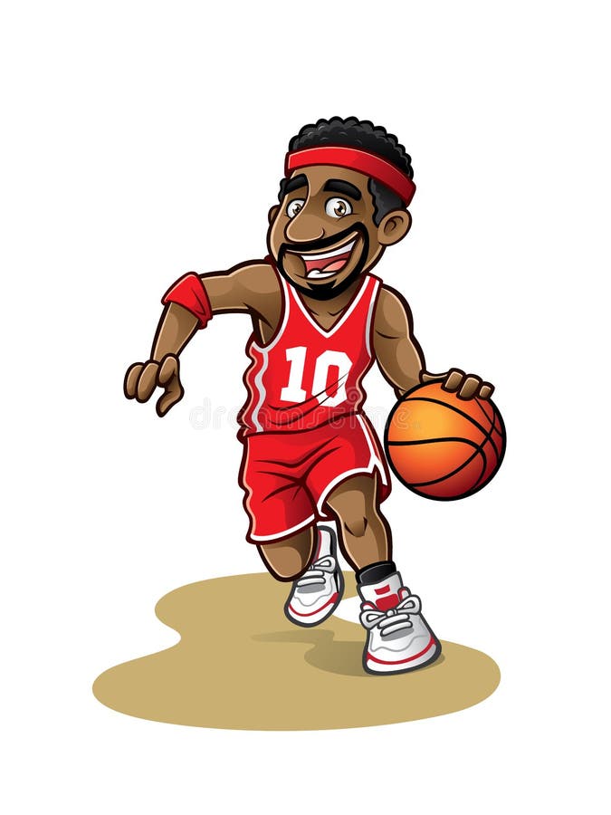 Cartoon Basketball Player stock vector. Illustration of mascot 67560450