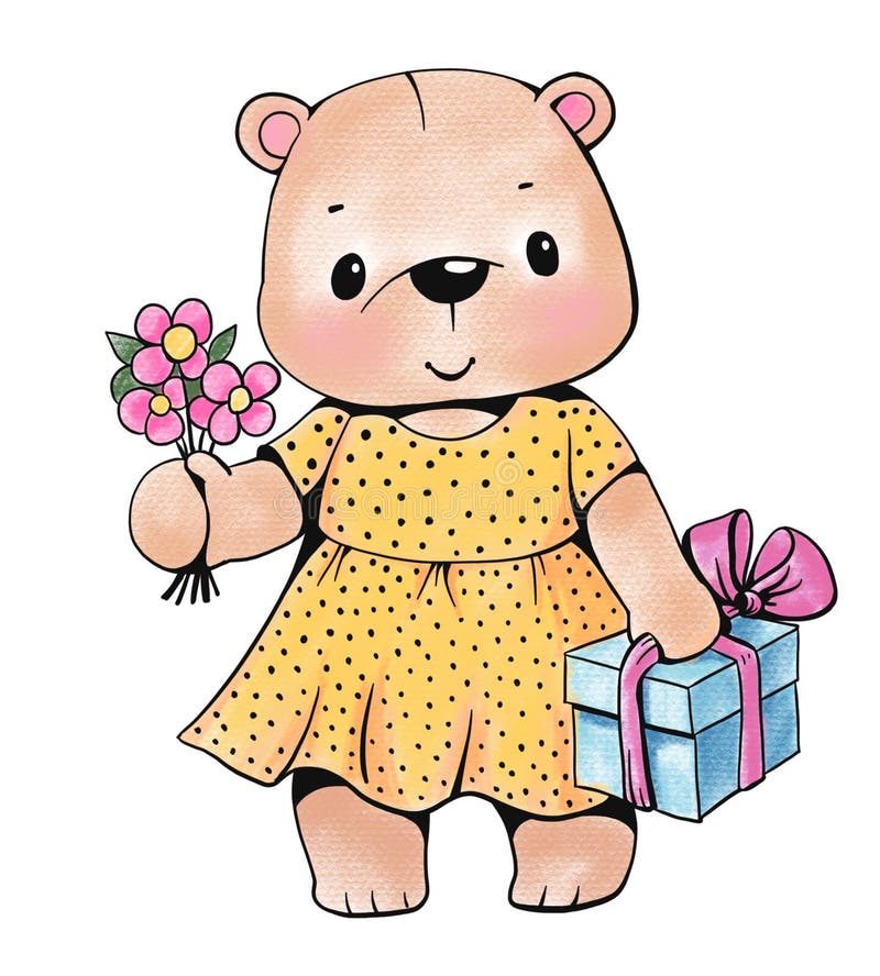 Cartoon bear stock illustration. Illustration of childhood - 94226169 Cartoon bear stock illustration. Illustration of childhood - 94226169