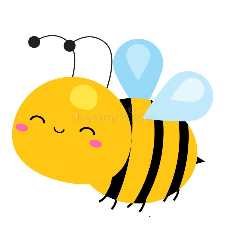 Cartoon Bee. Cute Insect Character. Vector Illustration Stock Vector -  Illustration of characters, kids: 168706631