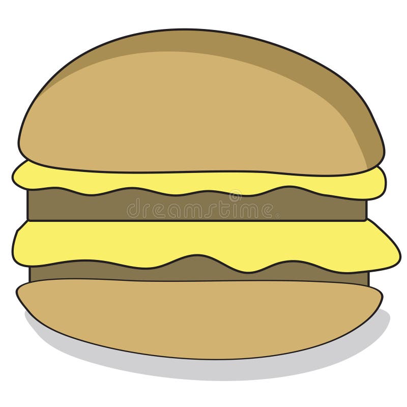Cartoon Beefburger stock illustration. Illustration of clipart 2833021