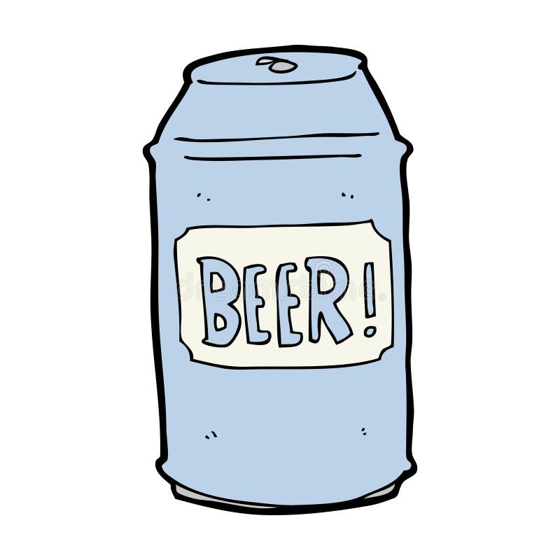 cartoon beer can