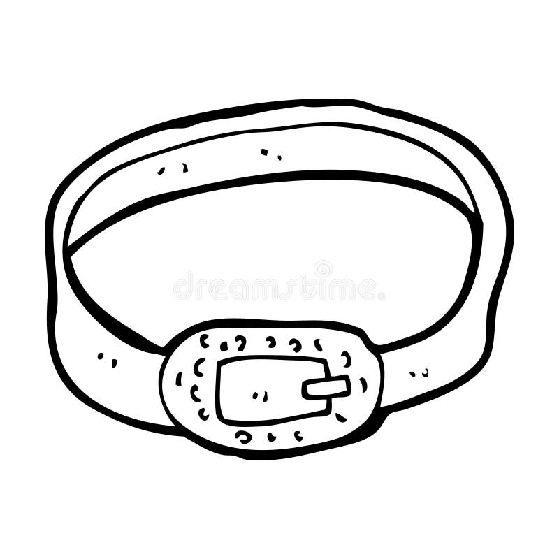 Cartoon belt stock illustration. Illustration of clip 37026229