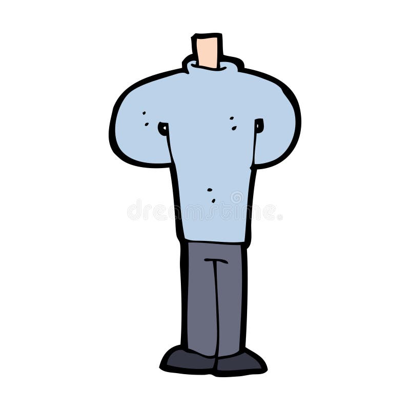 cartoon body standing still (mix and match cartoons or add own photos)