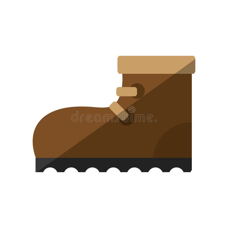 Cartoon Boot Safety Worker Industrial Shadow Stock Vector ...