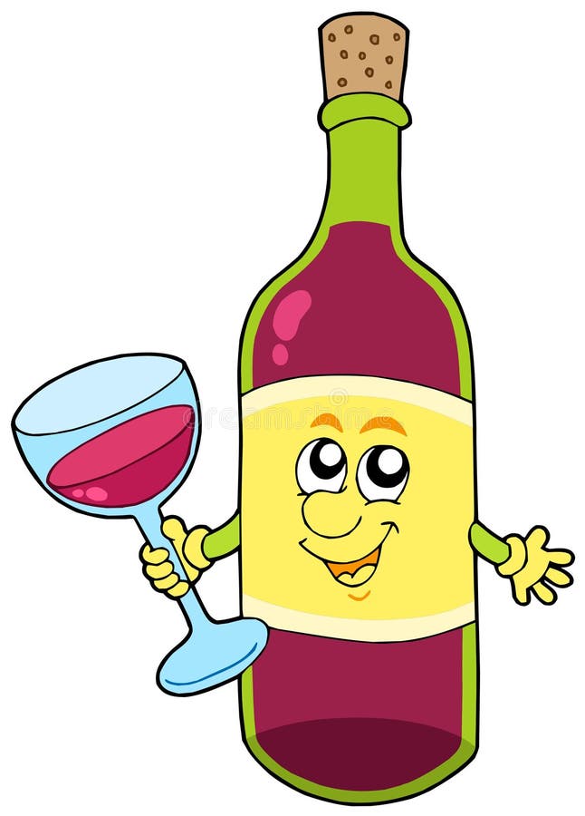 140+ Wine cartoon bottle Free Stock Photos - StockFreeImages