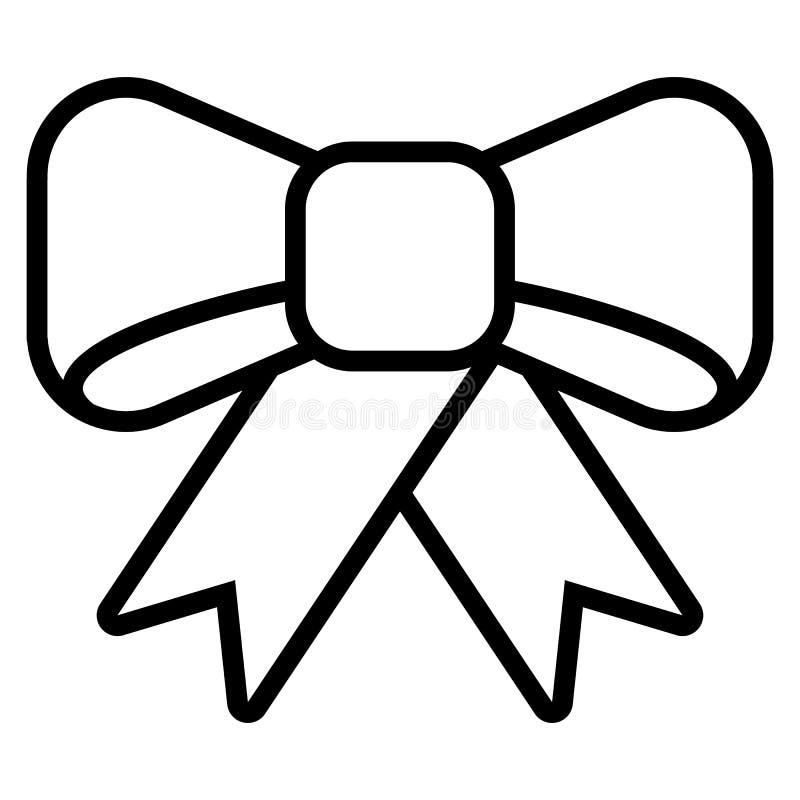 Cute Emoticon With A Black Bow Emoji Vector Illustration Stock