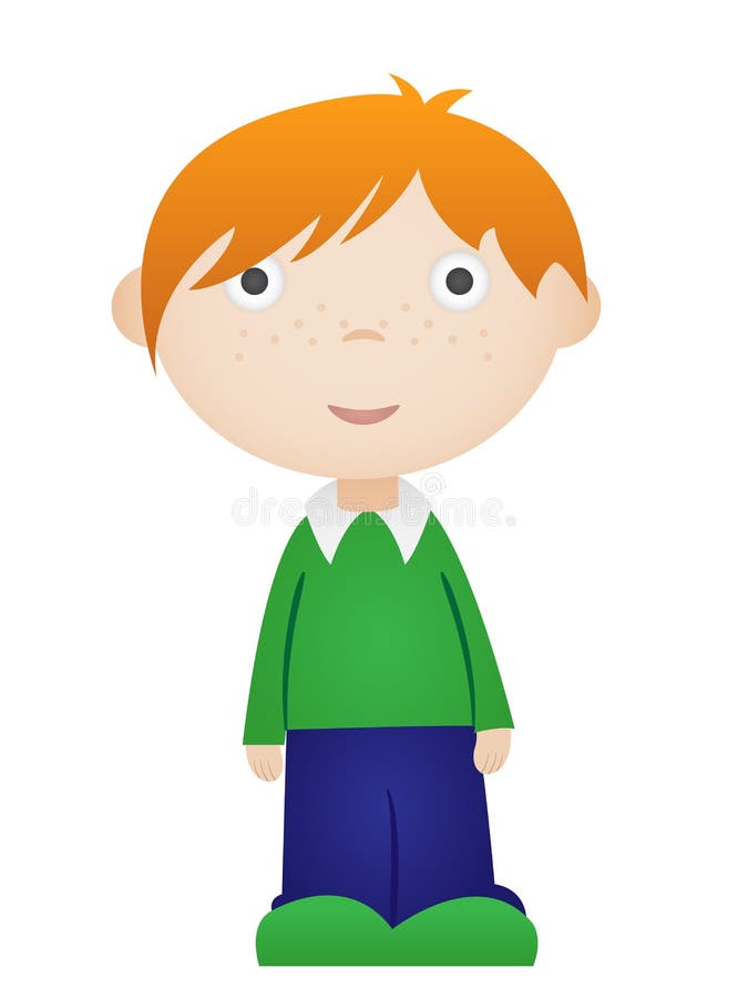 Cartoon boy stock vector. Illustration of graphic, little - 23349510