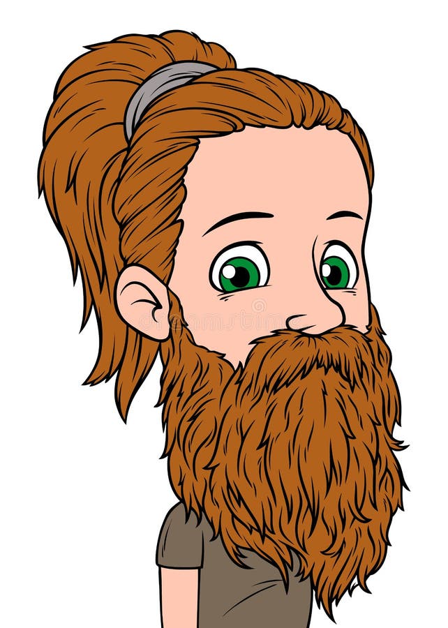 Male Beard Long Hair Cartoon Character Stock Illustrations – 460 Male Beard Long  Hair Cartoon Character Stock Illustrations, Vectors & Clipart - Dreamstime