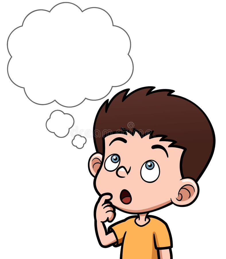 Cartoon Boy Thinking with White Bubble Stock Vector - Illustration of male, background: 31797939 Cartoon Boy Thinking with White Bubble Stock Vector - Illustration of male, background: 31797939