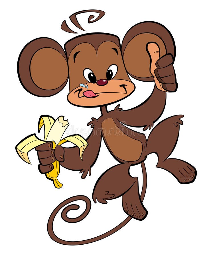 Рисунок обезьянки яшки 3 класс. Обезьяны. Мартышка коричневая с бантиком с мультика. Коричневая обезьянка рисунок. Обезьяна с бананом рисунок.